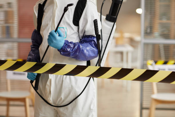 Professional Blood Cleanup technician working in Davis, CA